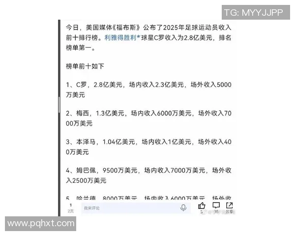 足球明星替补上场收入揭秘 每次替补出场能赚多少钱